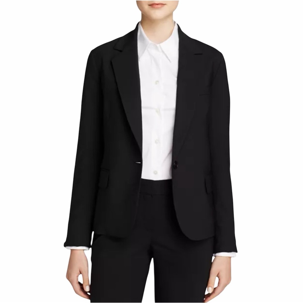 Theory Custom Gabe Edition Blazer Blazer Black Single Button Wool USA Sz 4